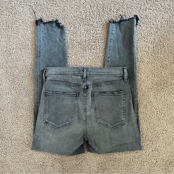 Agolde Women's Sophie Hi Rise Skinny Amplify Jeans in Dark Grey Black sz 30 - Picture 14 of 14